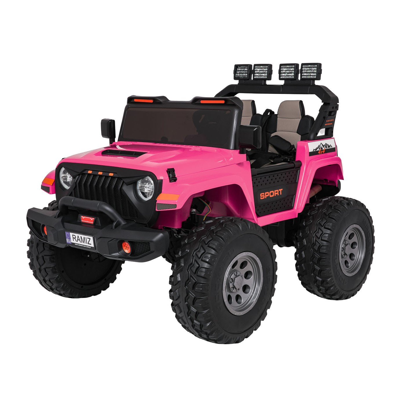 Extrémní sportovní vozidlo 4x4 variabilní velikost růžová