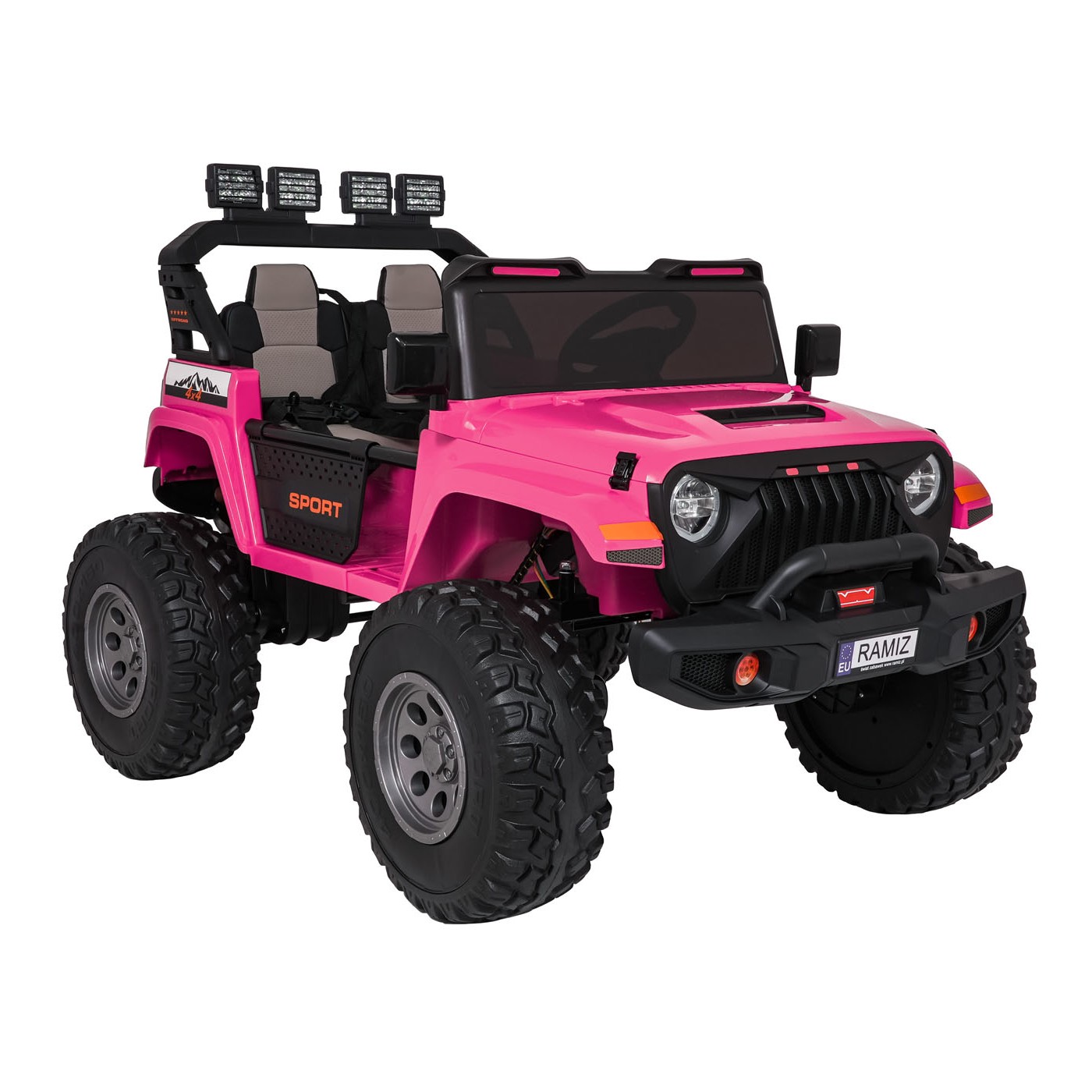 Extrémní sportovní vozidlo 4x4 variabilní velikost růžová