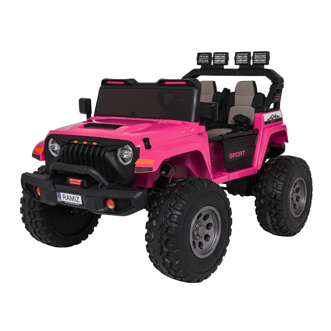 Extrémní sportovní vozidlo 4x4 variabilní velikost růžová