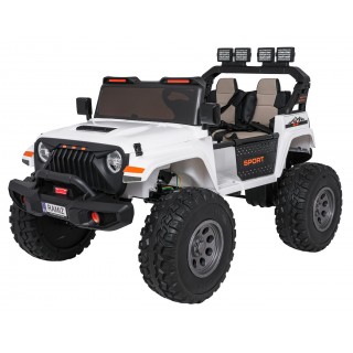 Extrémní sportovní vozidlo 4x4 s variabilní velikostí, bílé