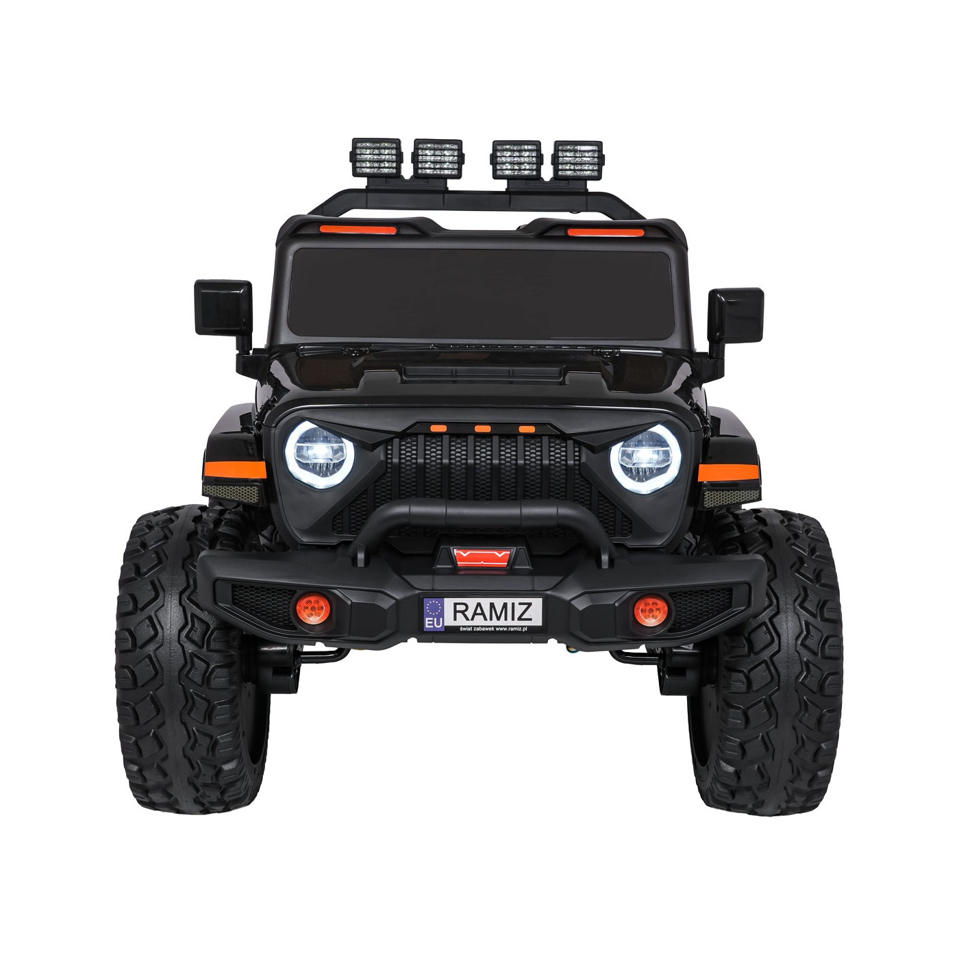 Extrémní sportovní vozidlo 4x4, variabilní velikost, černá