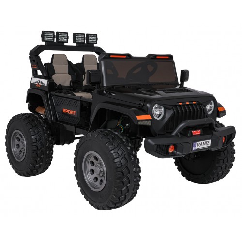 Extrémní sportovní vozidlo 4x4, variabilní velikost, černá