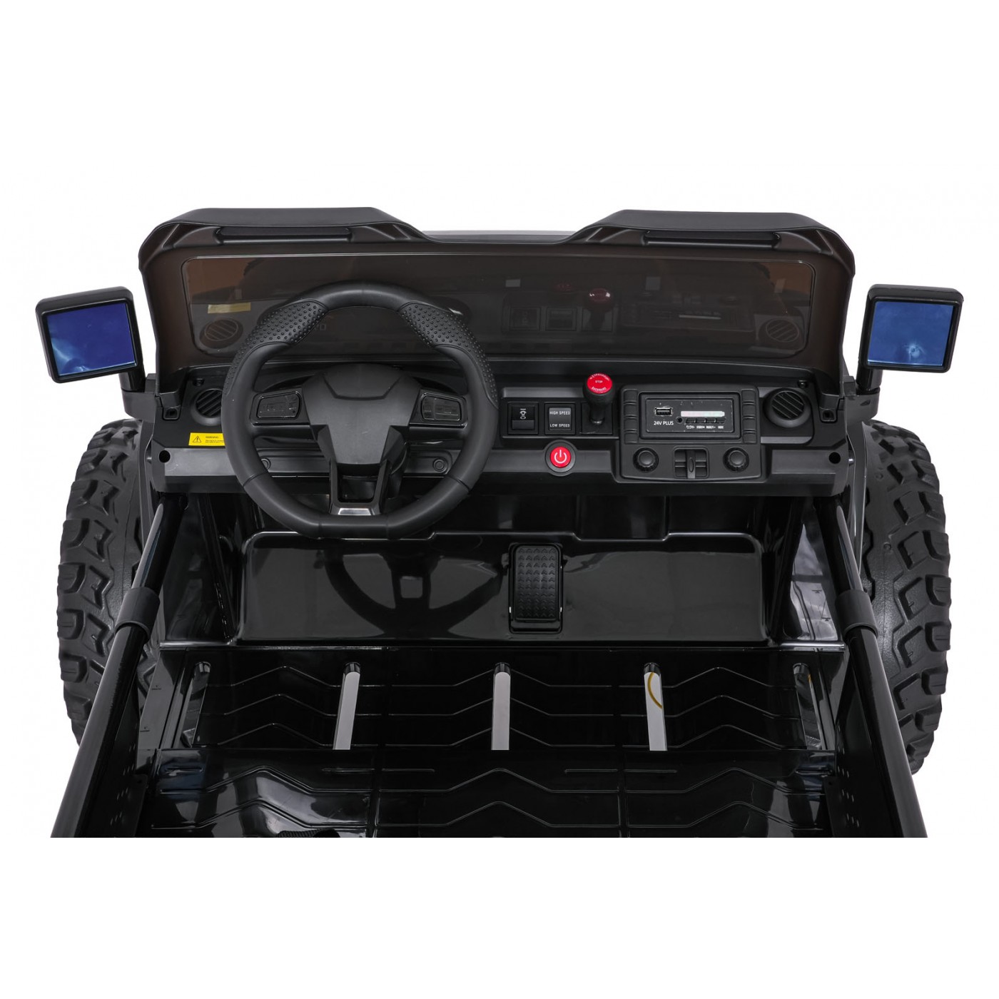 Extrémní sportovní vozidlo 4x4, variabilní velikost, černá