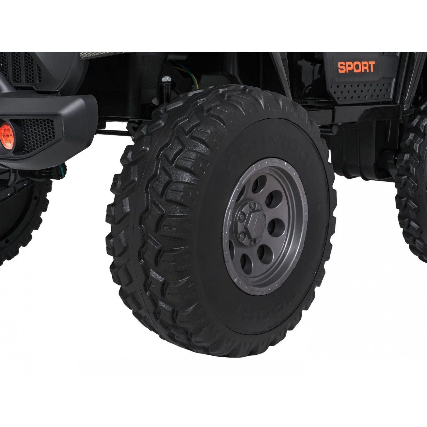 Extrémní sportovní vozidlo 4x4, variabilní velikost, černá