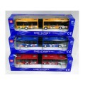Kloubový kovový autobus 1:48