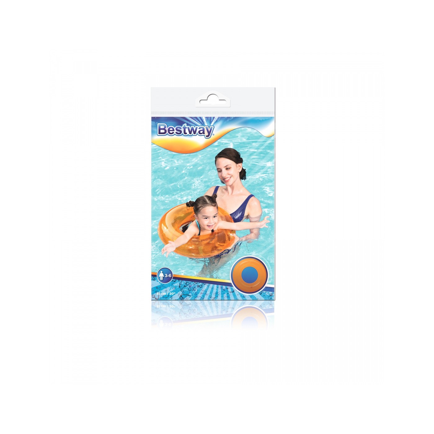 PLAVECKÉ KOLO BESTWAY oranžové 51 cm
