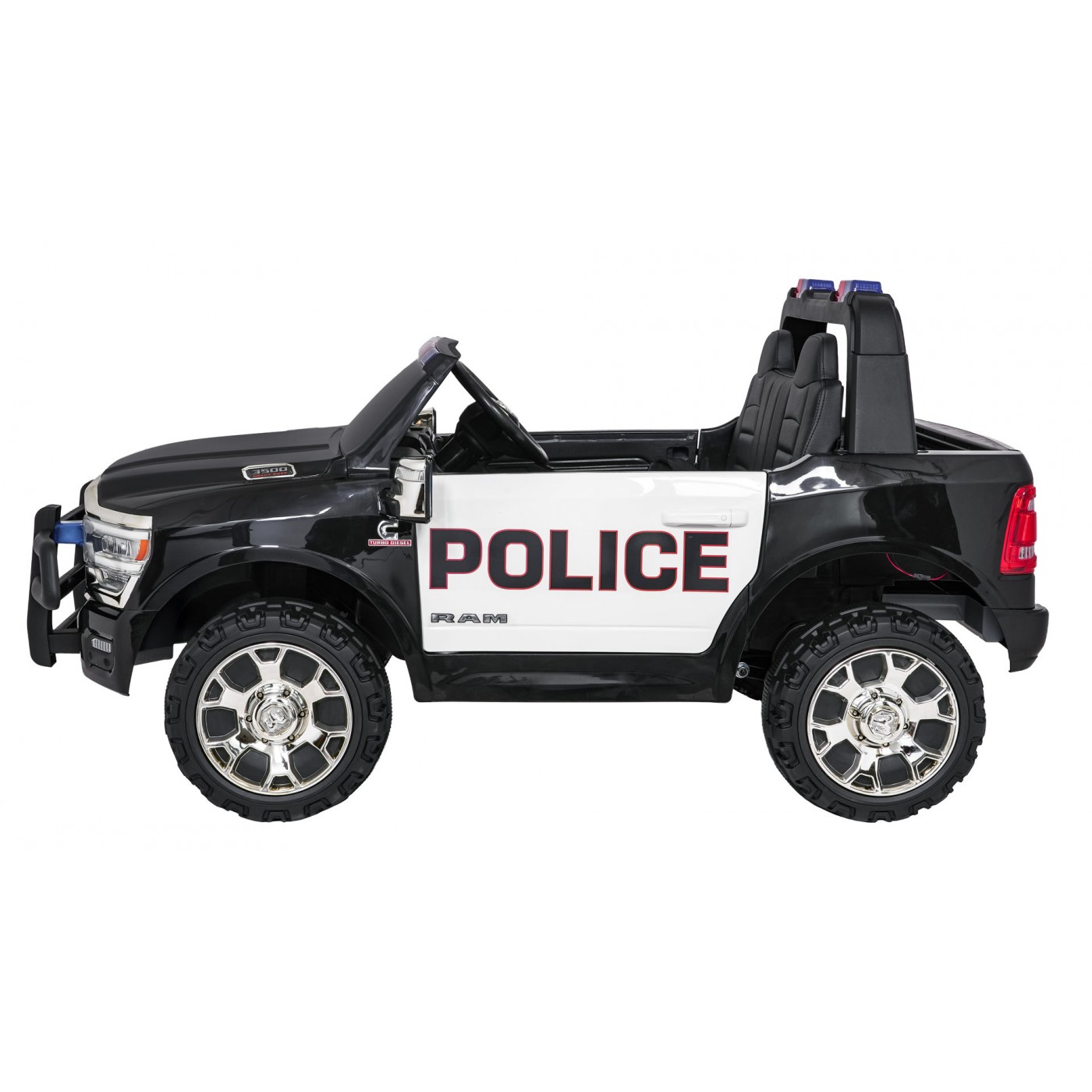 Policejní vozidlo RAM 3500 černé