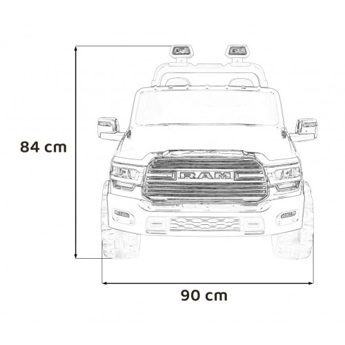 RAM 3500 Hasičské červené vozidlo