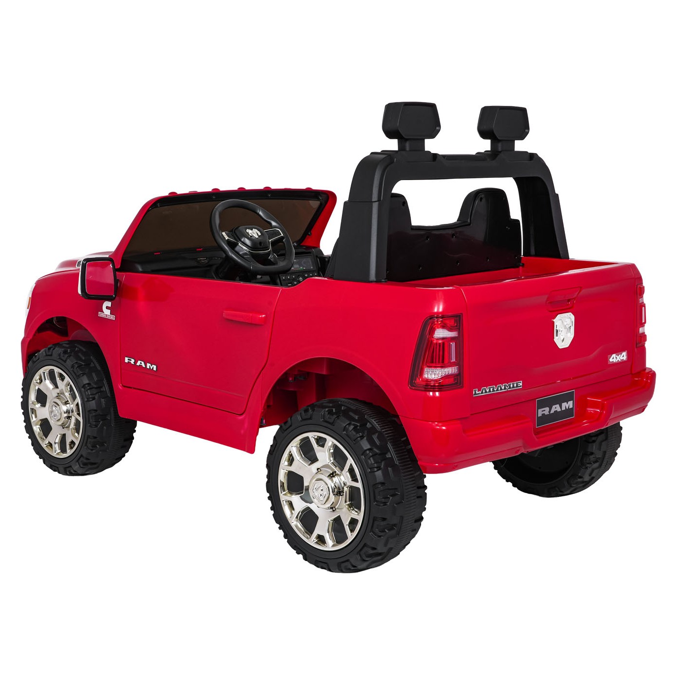 RAM 3500 červené vozidlo