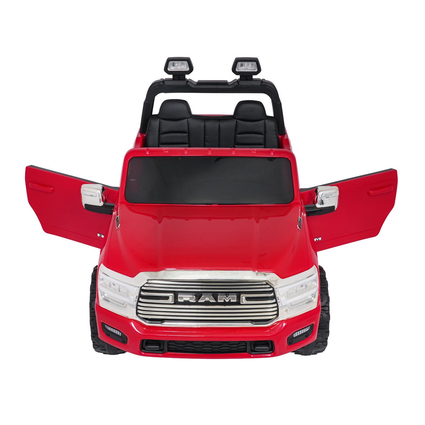 RAM 3500 červené vozidlo