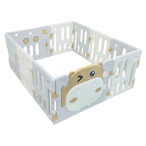 Modulární plot/ohrádka Hippo hnědá