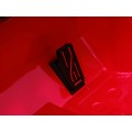 Jeep Wrangler Rubicon dětská baterie červená dálkové rádio MP3 LED kola EVA