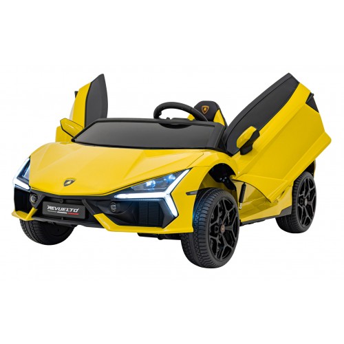 Žluté vozidlo Lamborghini Revuelto XL