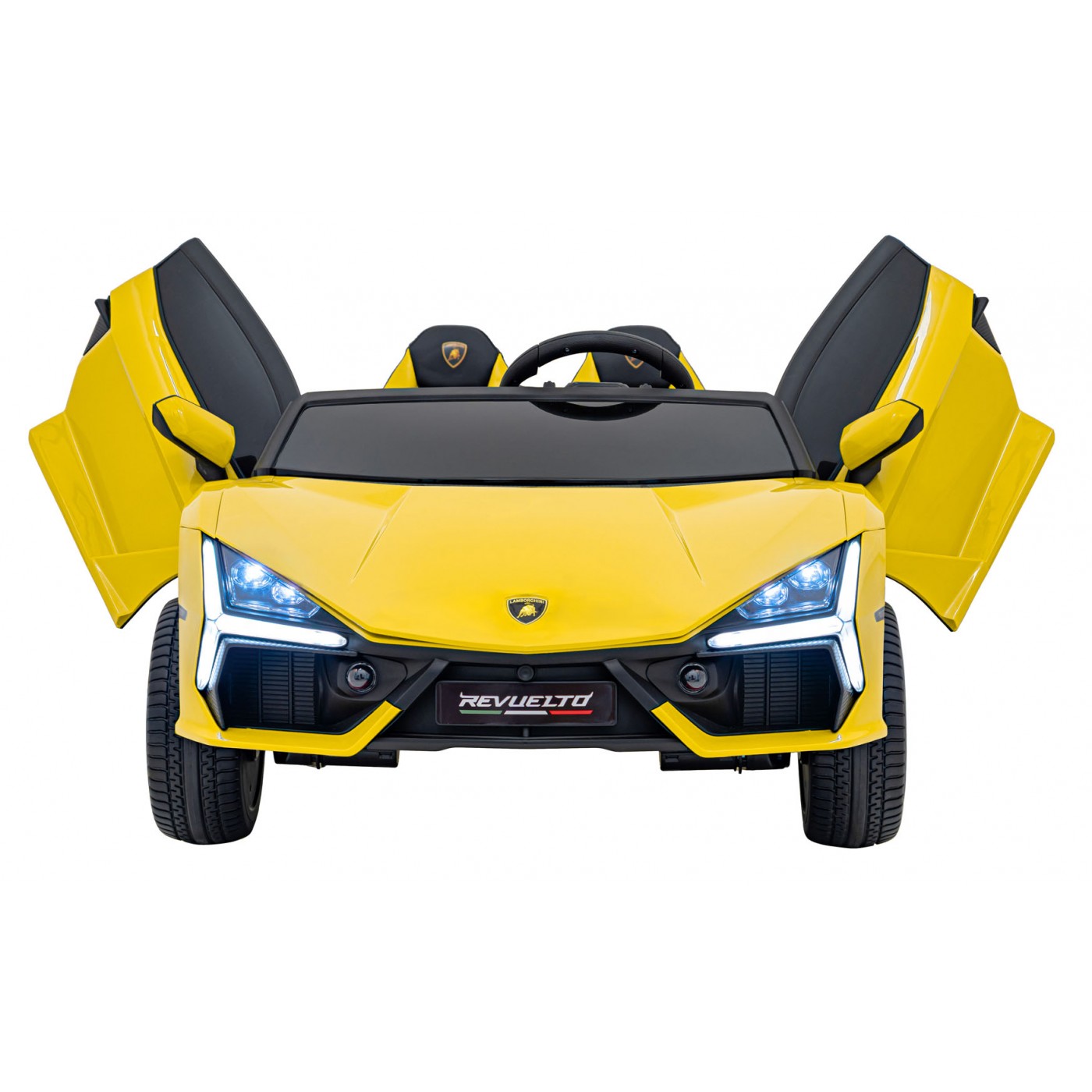 Žluté vozidlo Lamborghini Revuelto XL