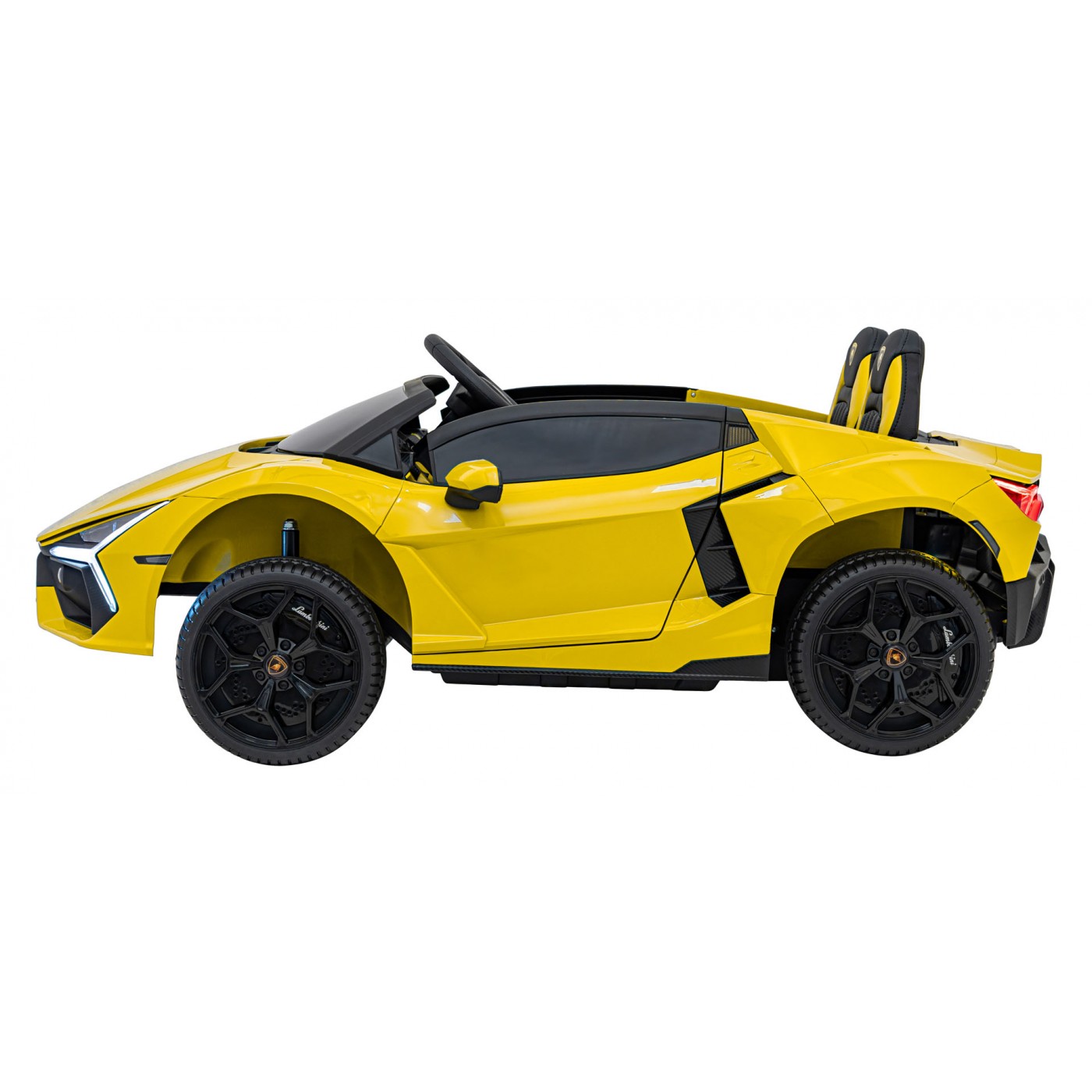 Žluté vozidlo Lamborghini Revuelto XL