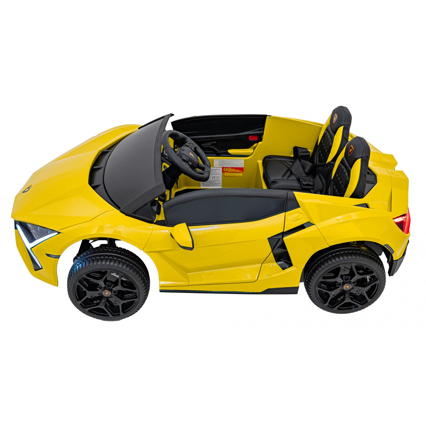 Žluté vozidlo Lamborghini Revuelto XL