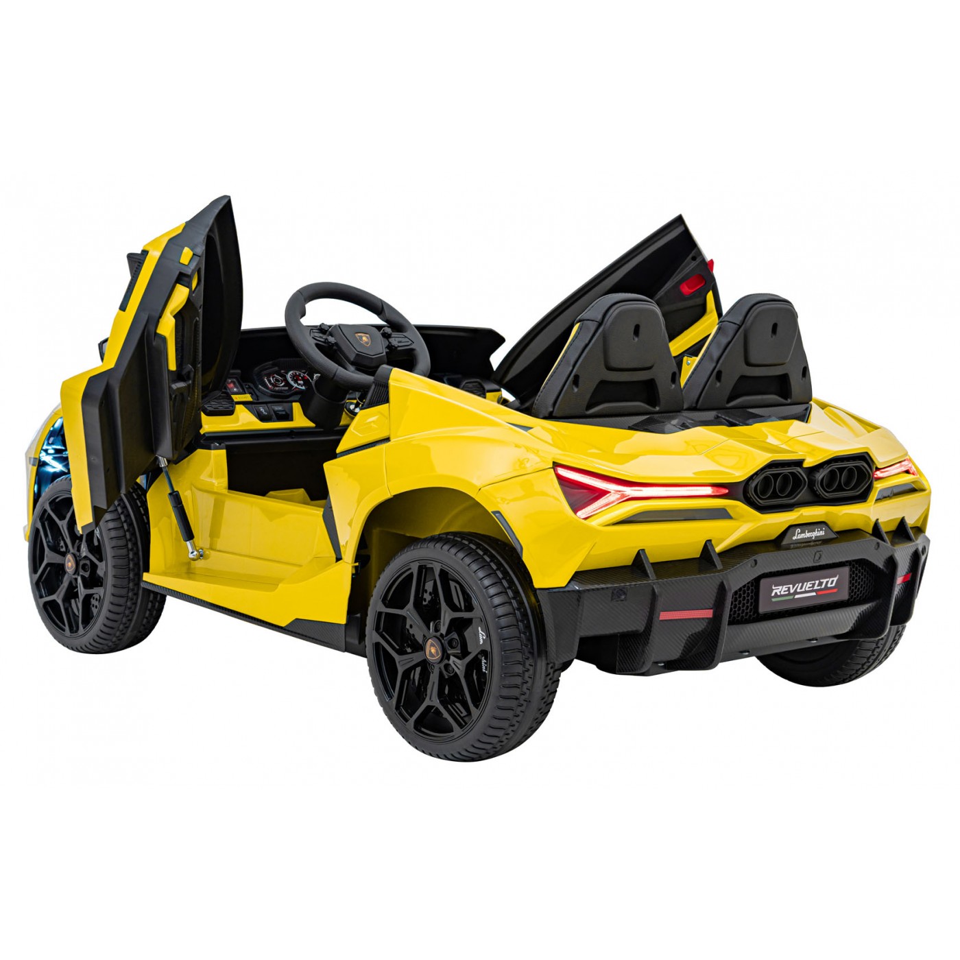 Žluté vozidlo Lamborghini Revuelto XL