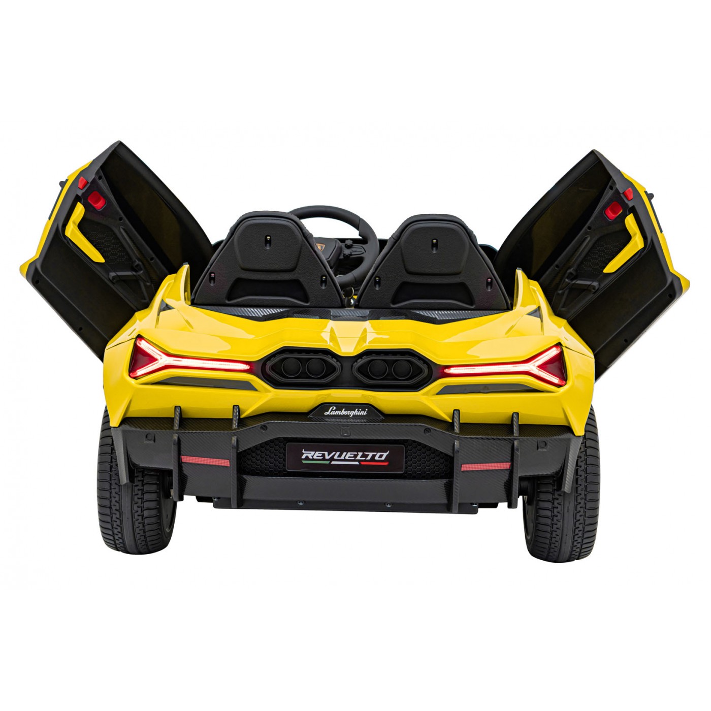 Žluté vozidlo Lamborghini Revuelto XL