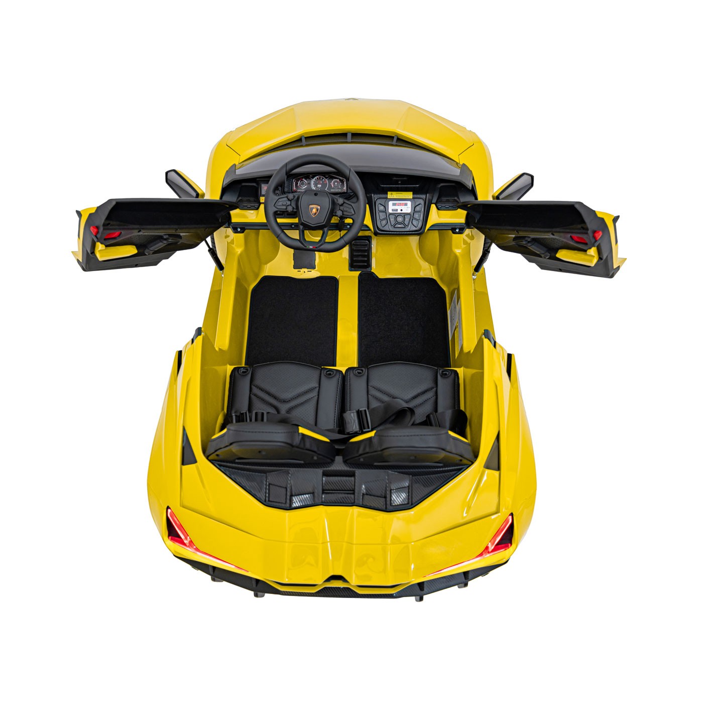 Žluté vozidlo Lamborghini Revuelto XL