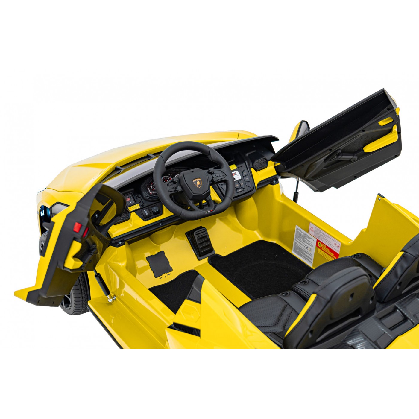 Žluté vozidlo Lamborghini Revuelto XL
