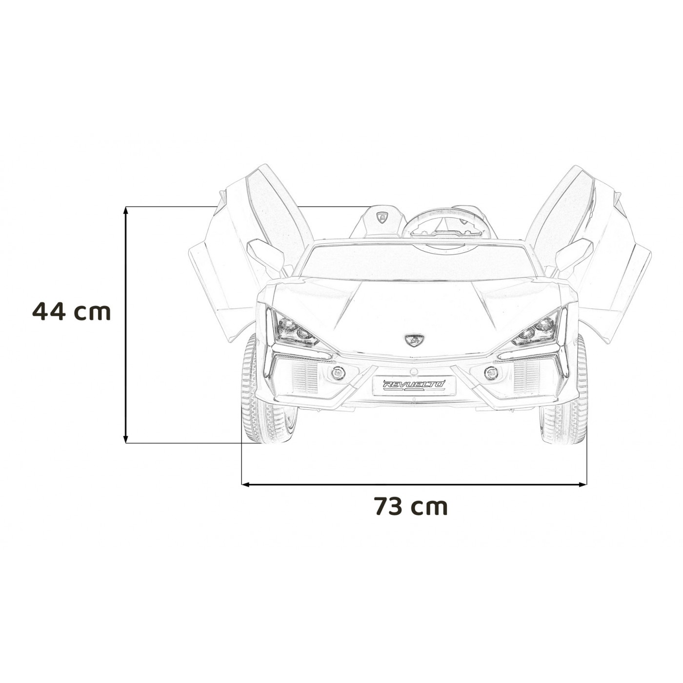 Vozidlo Lamborghini Revuelto XL White