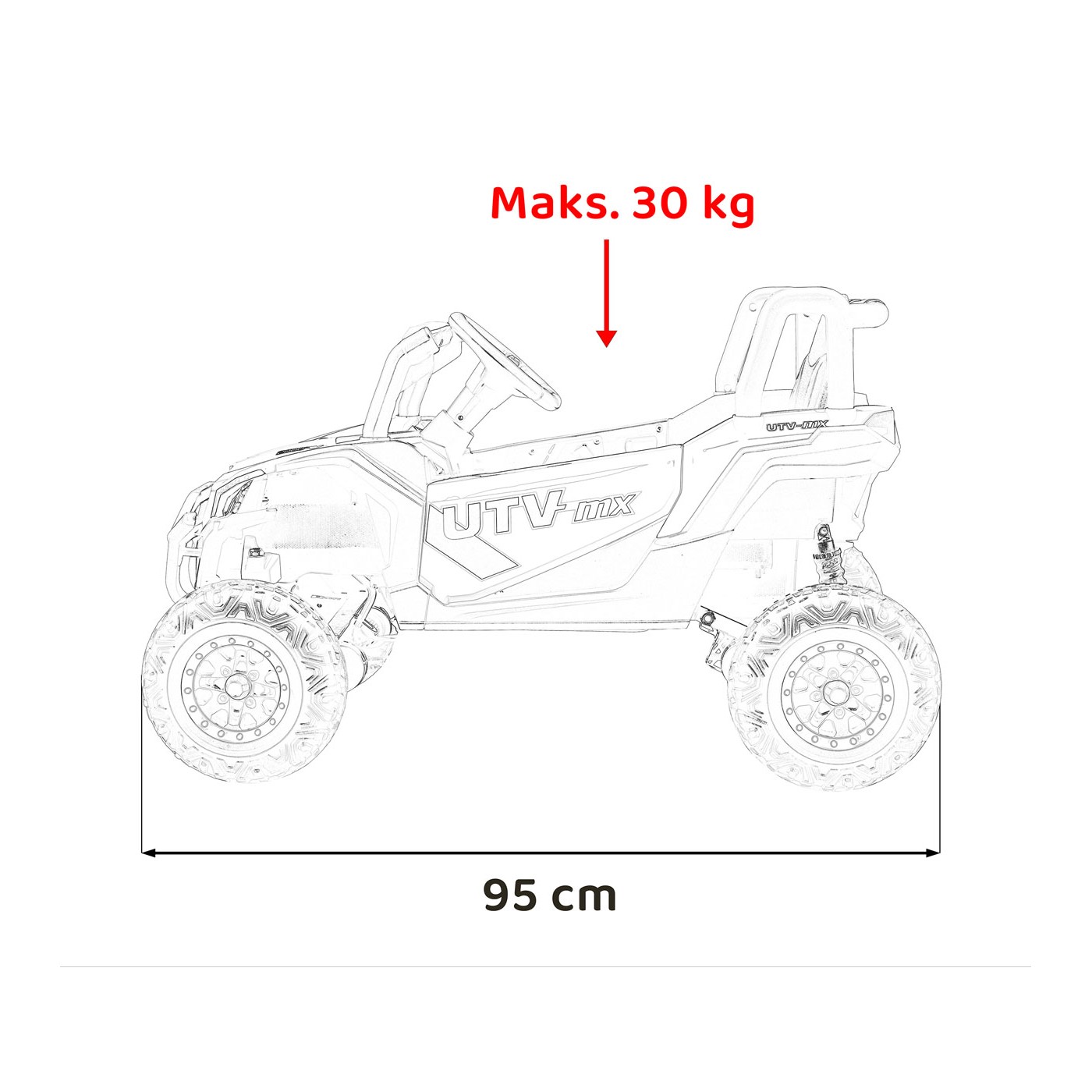Buggy Madman UTV-MX černá
