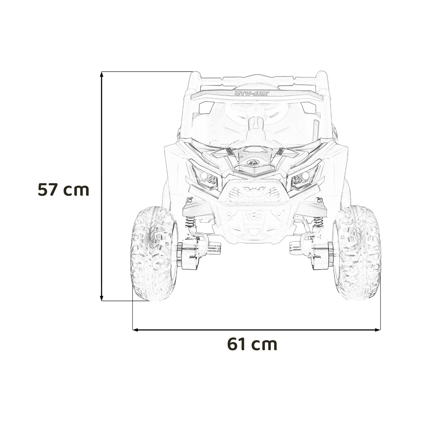 Buggy Madman UTV-MX bílá