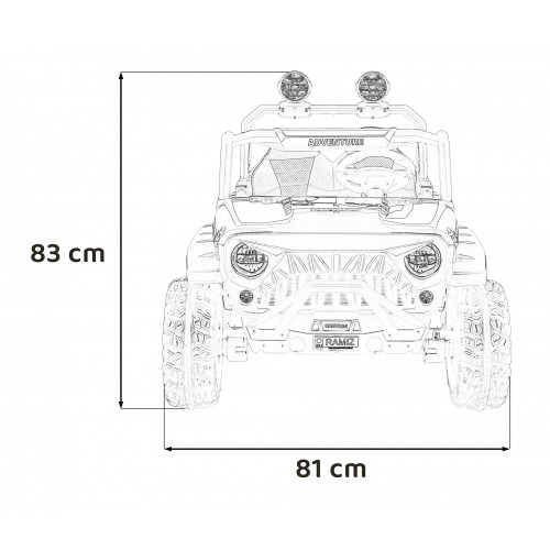 PASSION 4x4 Off-Road Vehicle Black