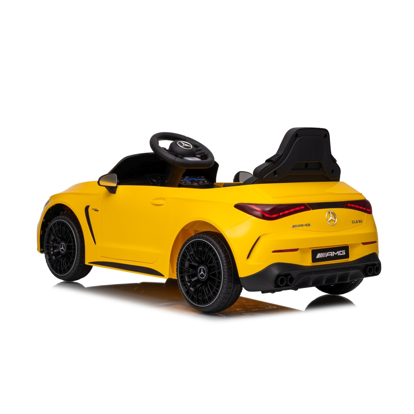 Mercedes Benz AMG CLE 53 Žluté vozidlo