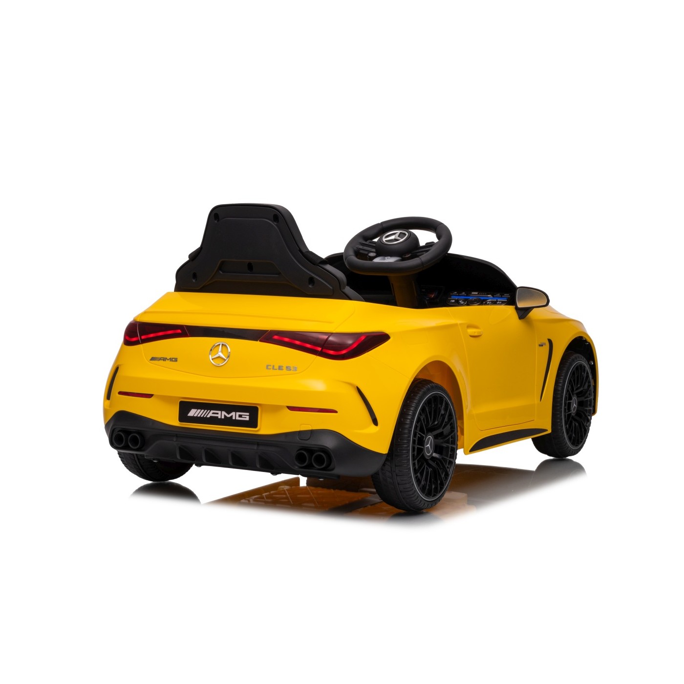 Mercedes Benz AMG CLE 53 Žluté vozidlo