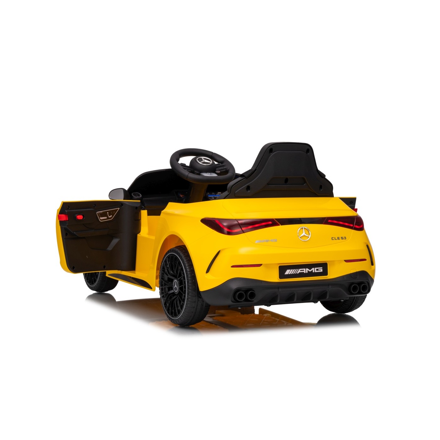 Mercedes Benz AMG CLE 53 Žluté vozidlo