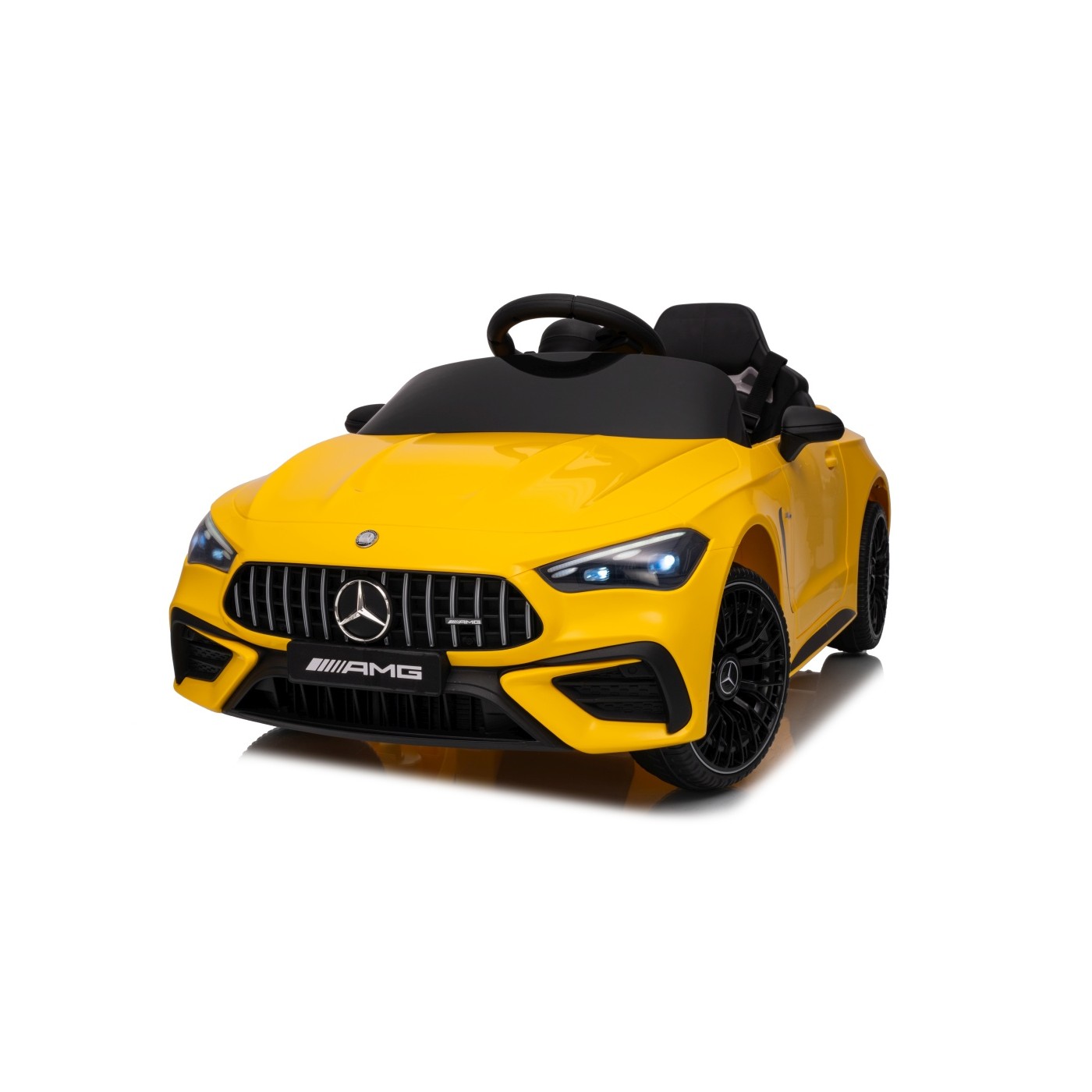 Mercedes Benz AMG CLE 53 Žluté vozidlo
