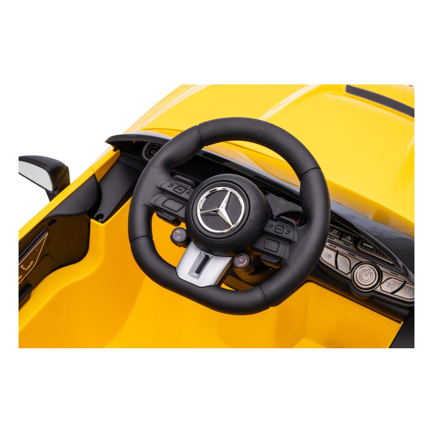 Mercedes Benz AMG CLE 53 Žluté vozidlo