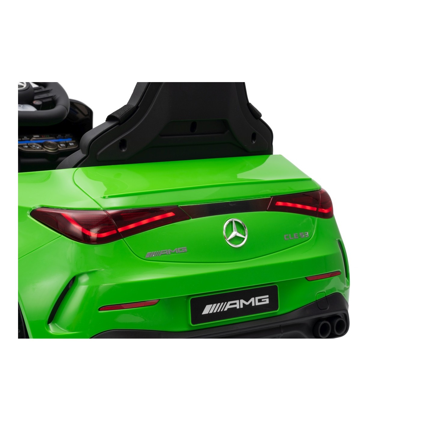 Mercedes Benz AMG CLE 53 Zelené vozidlo