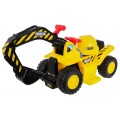 Dětský akumulátorový bagr Jezdec + Přilba + Pohyblivá lžíce + Schránka