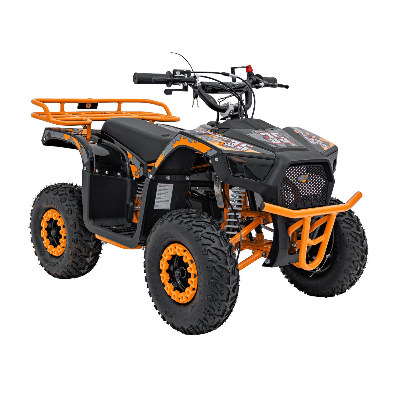 Čtyřkolka 49CC SIRIUS Oranžová spalovací čtyřkolka