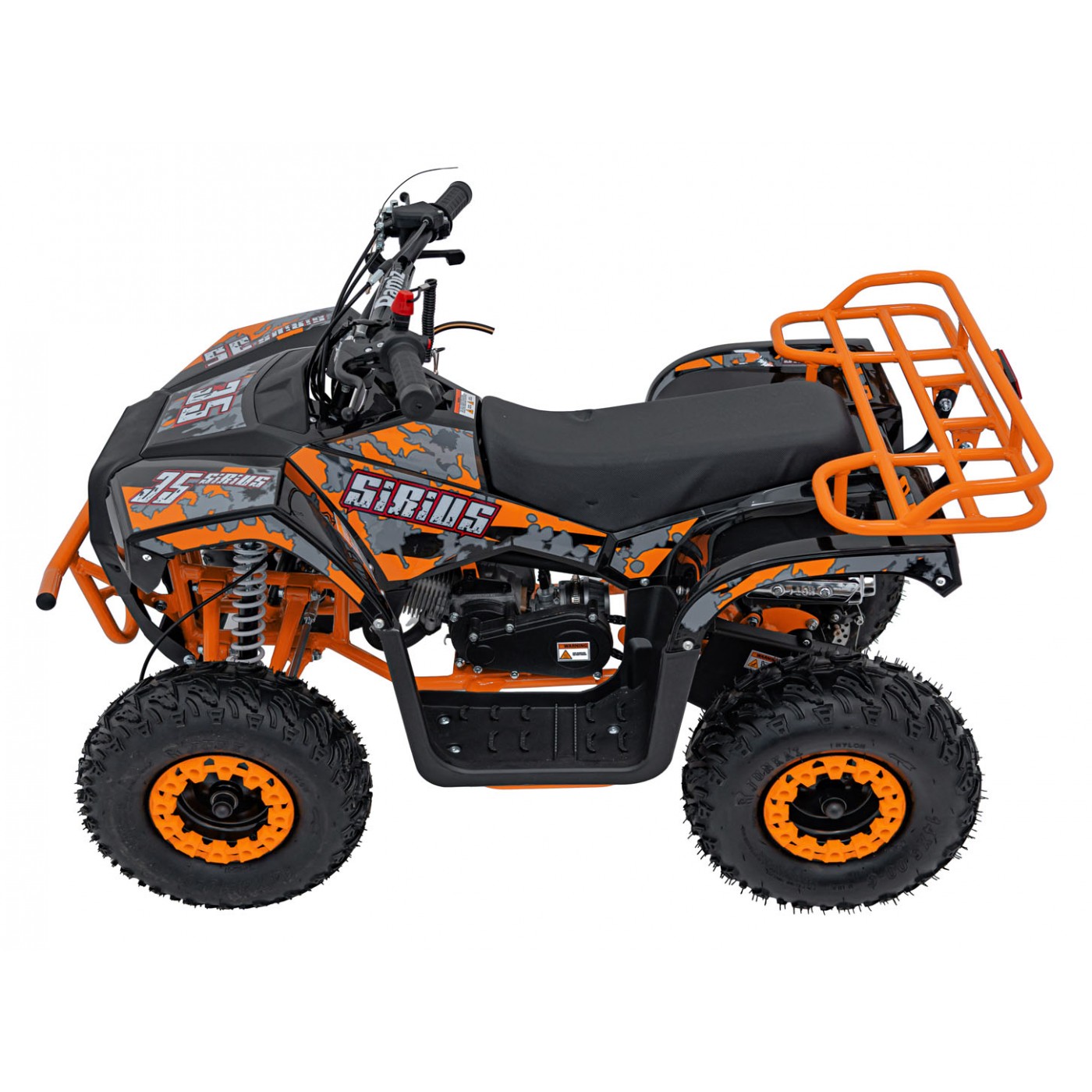Čtyřkolka 49CC SIRIUS Oranžová spalovací čtyřkolka