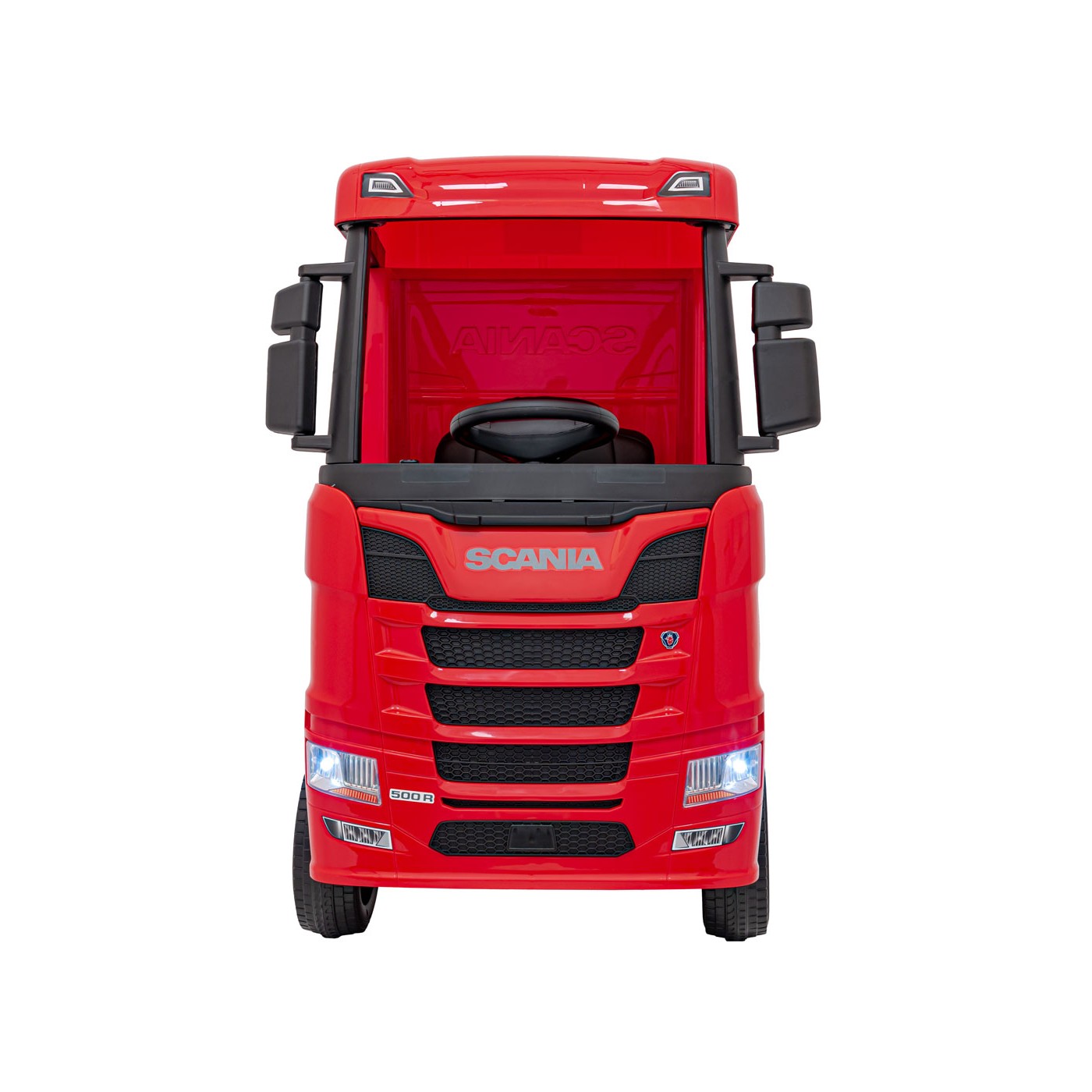 Vozidlo Scania R-SERIE natřené červeně