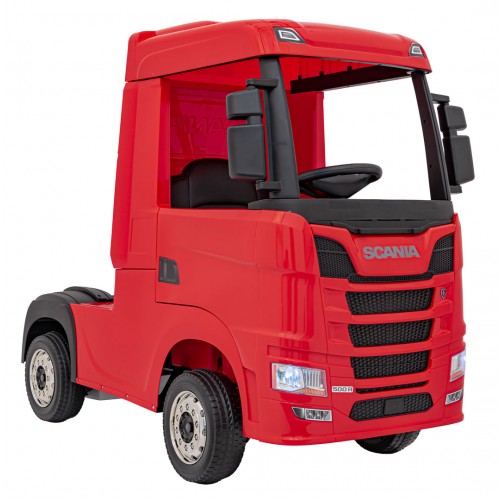Vozidlo Scania R-SERIE natřené červeně