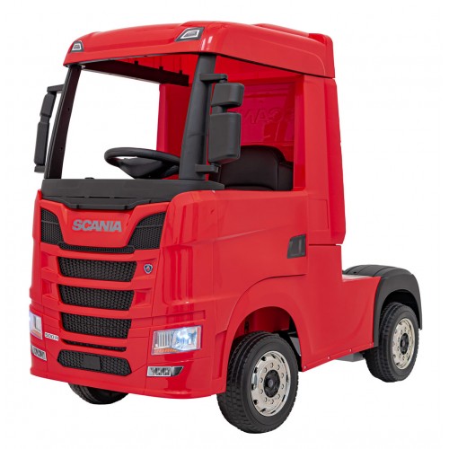 Vozidlo Scania R-SERIE natřené červeně