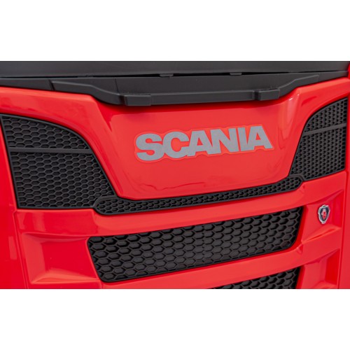 Vozidlo Scania R-SERIE natřené červeně