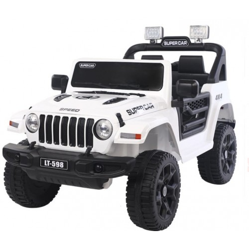 Jeep SUPERCAR 4x4 bílý