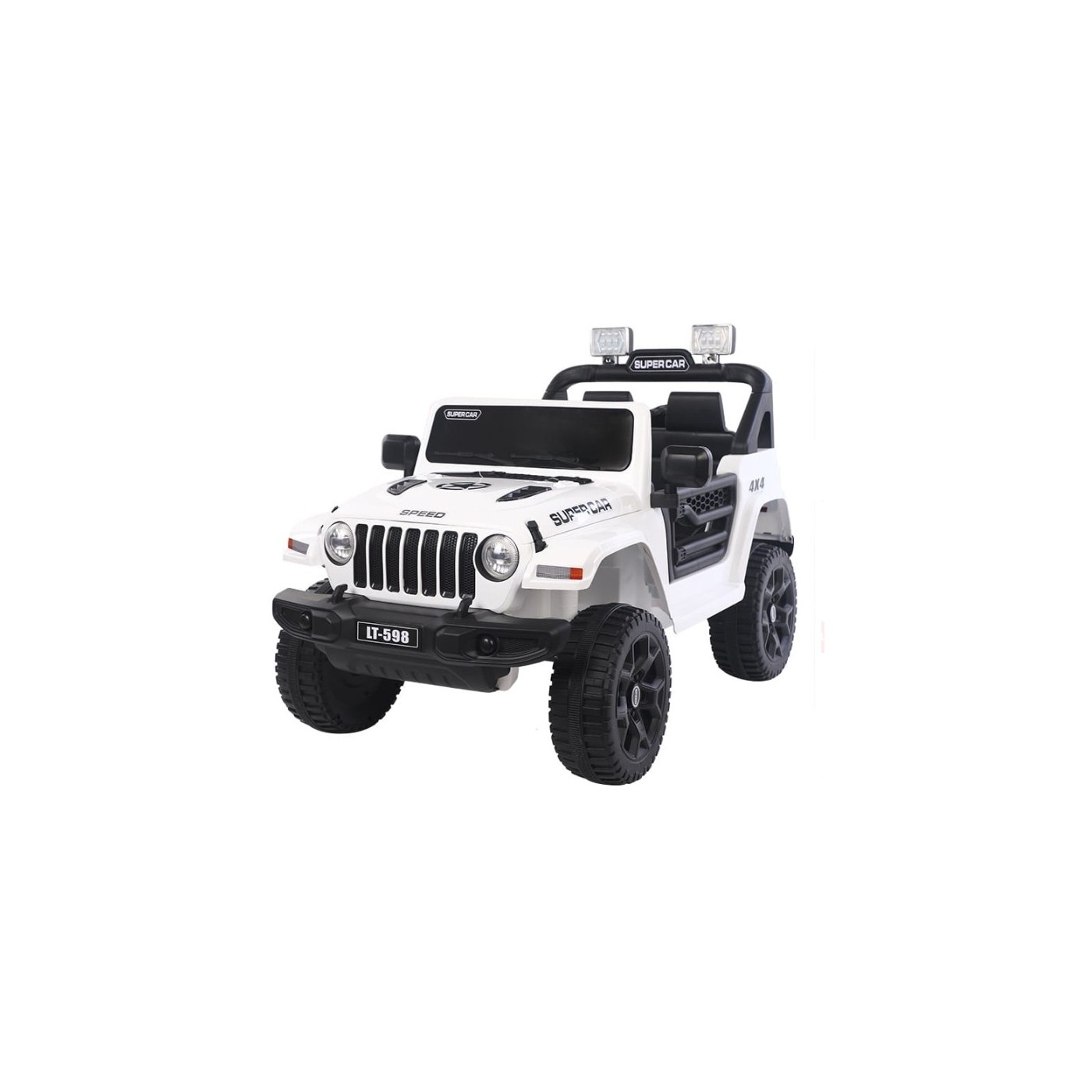 Jeep SUPERCAR 4x4 bílý