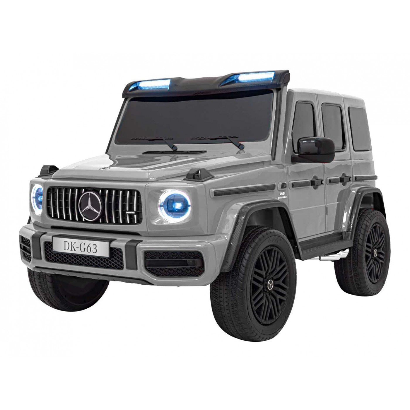 Vozidlo Mercedes Benz G63 AMG XXL MP4 stříbrný lak