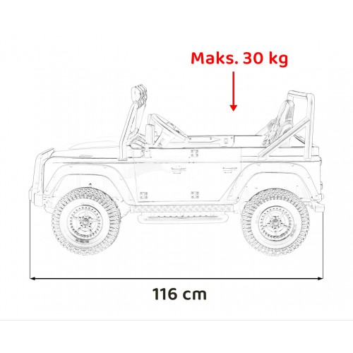 Vozidlo Land Rover Defender 110 SVX Concept Black