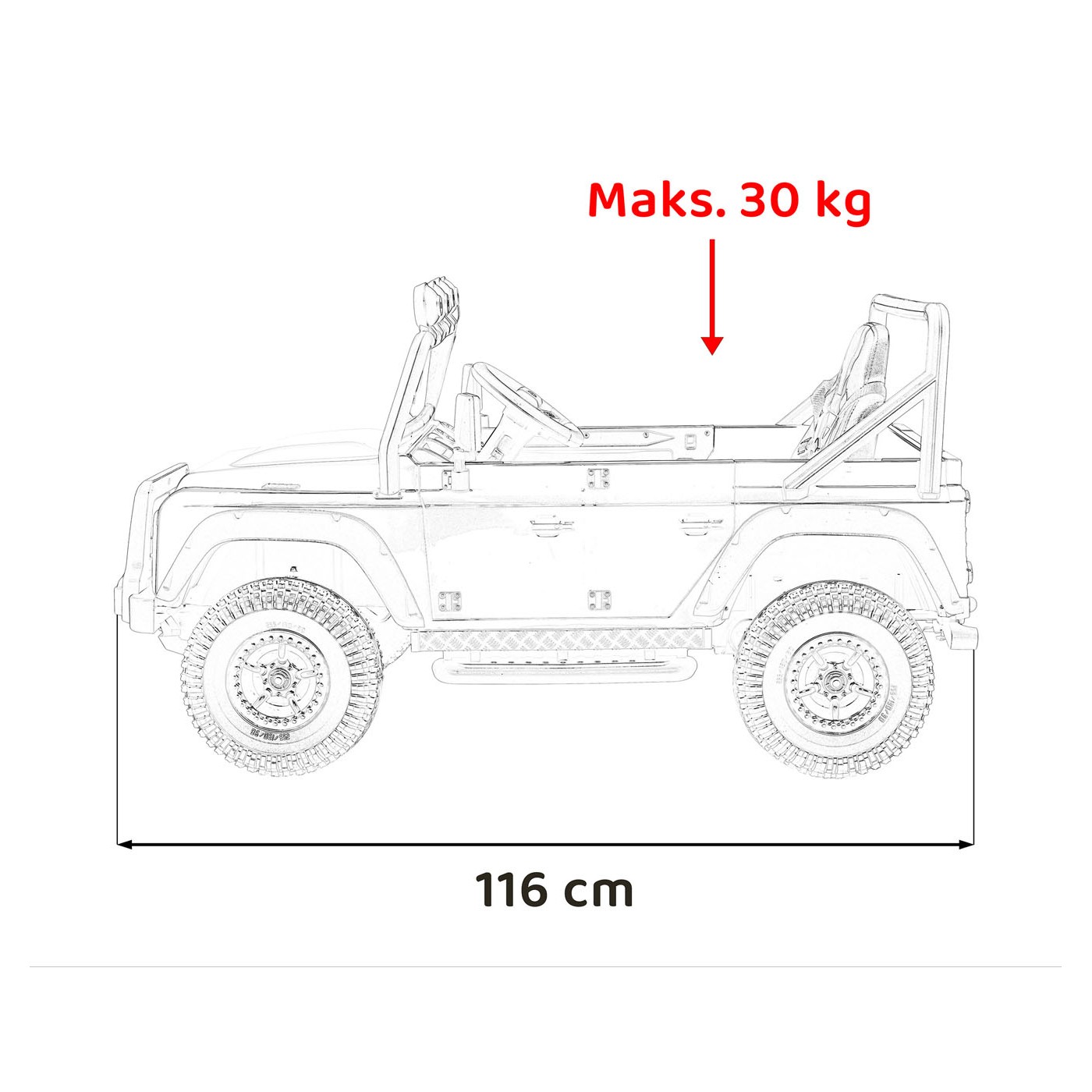 Vozidlo Land Rover Defender 110 SVX Concept Black