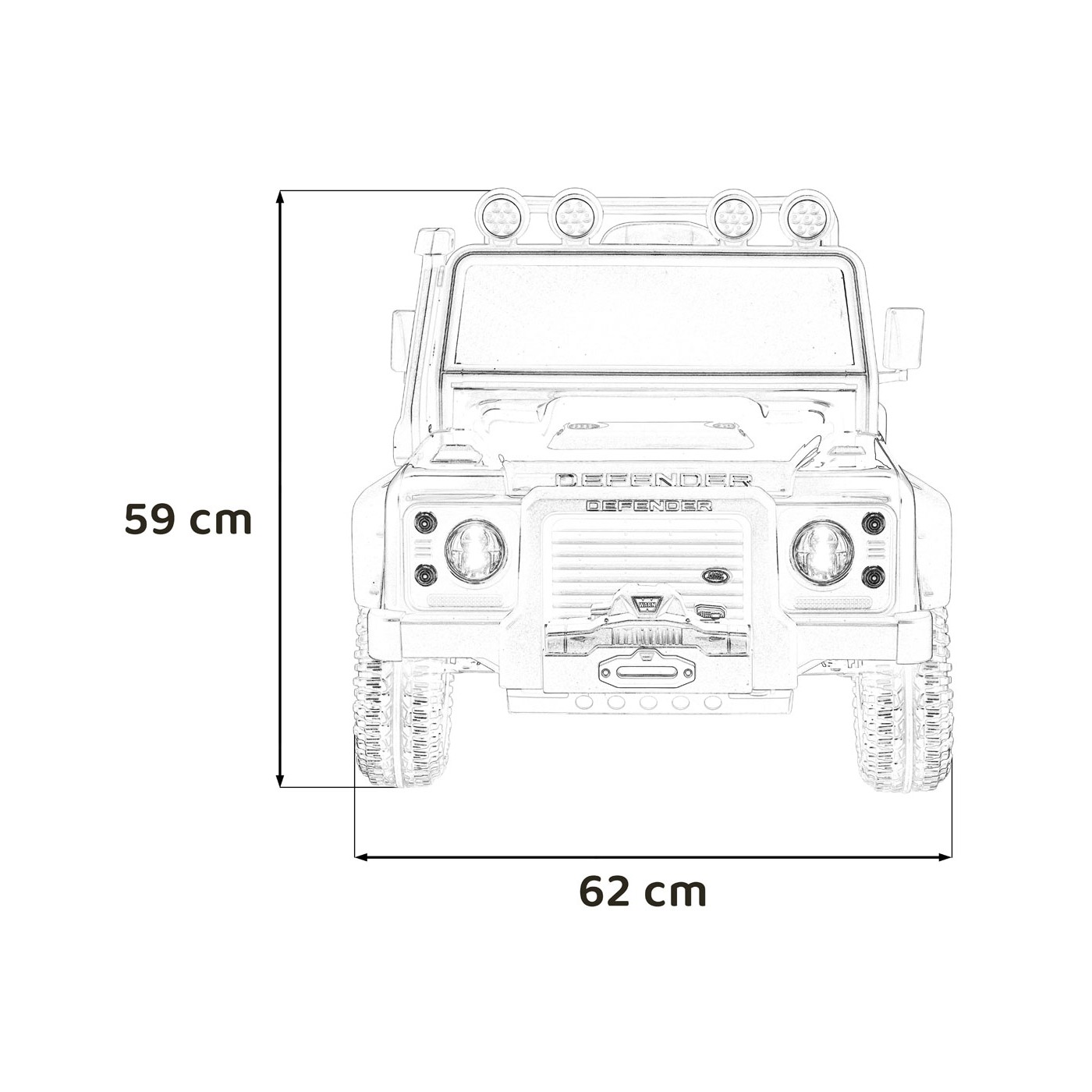 Vozidlo Land Rover Defender 110 SVX Concept Black
