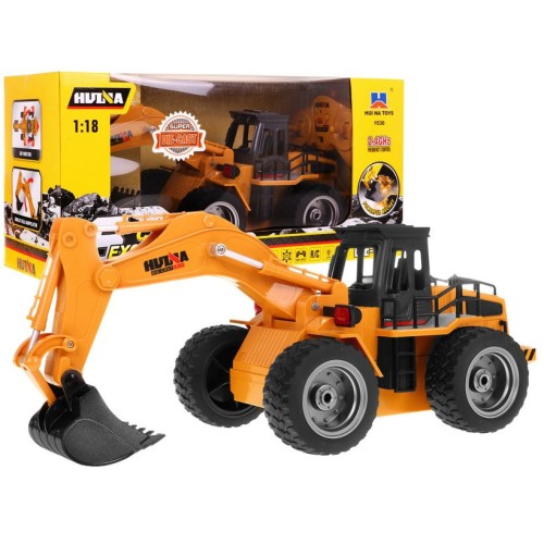 Rýpadlo R/C 2.4G Kovová ližina 1:18