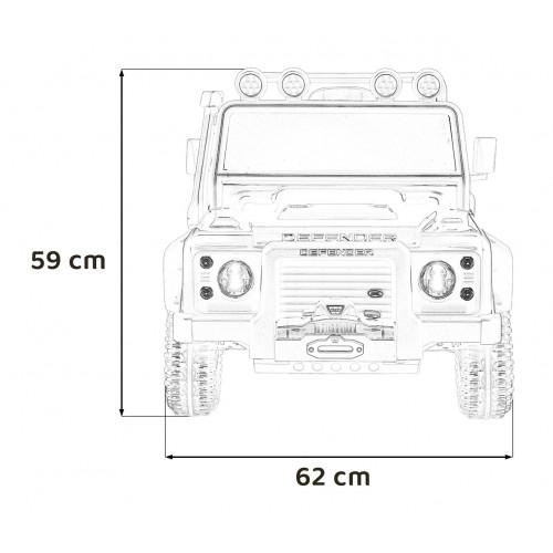 Vozidlo Land Rover Defender 110 SVX Concept White