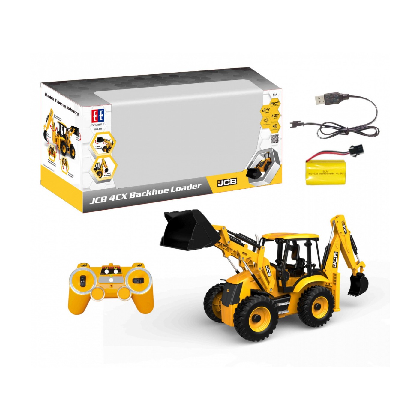 Rýpadlo R/C 4CX JCB 2.4G double E